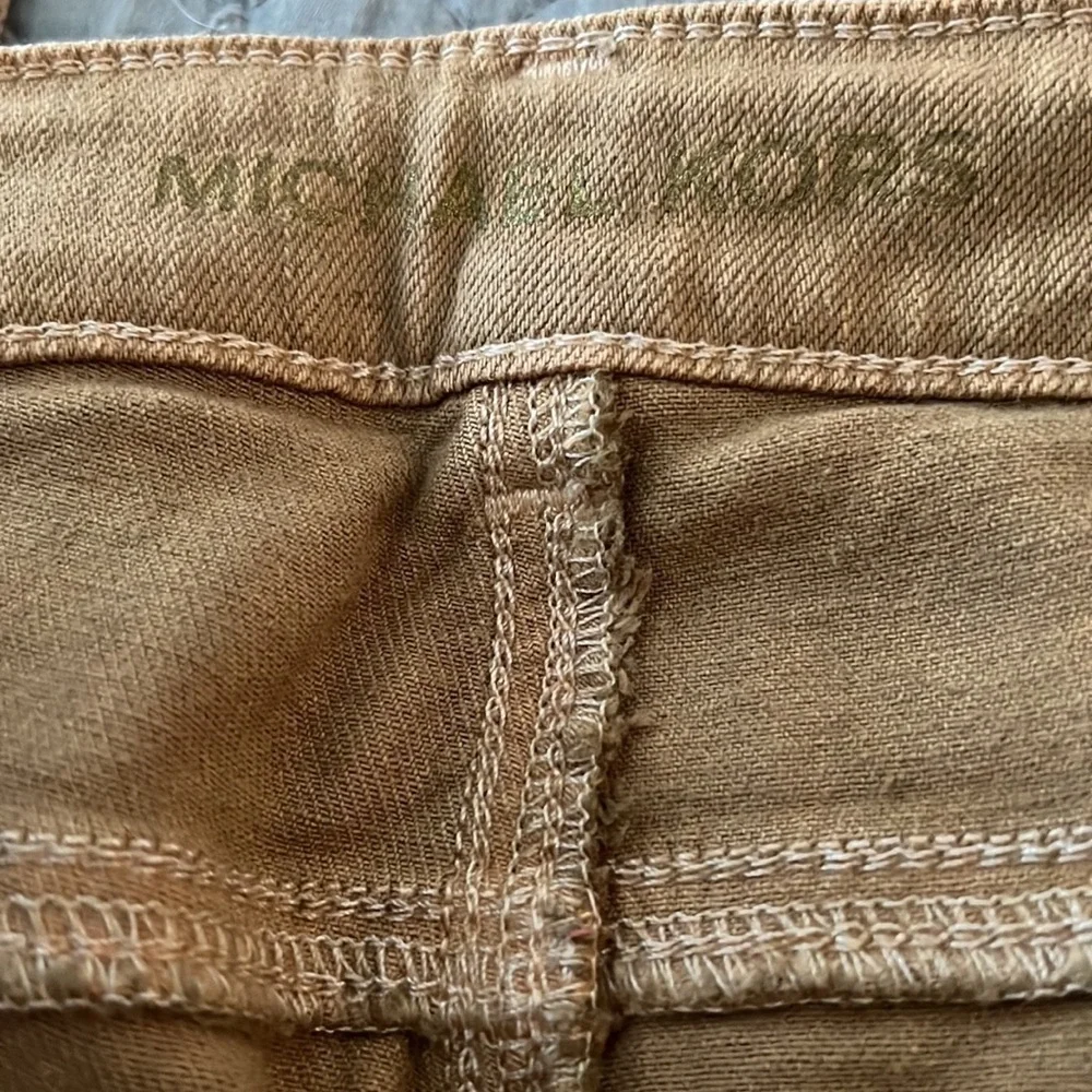 Michael Kors mustard skinny‎ jeans Sz 4 5 pocket stretch